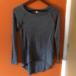 Eyeshadow Small Gray Lightweight Sweater